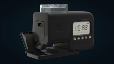 3D Visualisierung des Juwel Futterautomat im 3D Rendering für Juwel Aquarium vom mindstroem